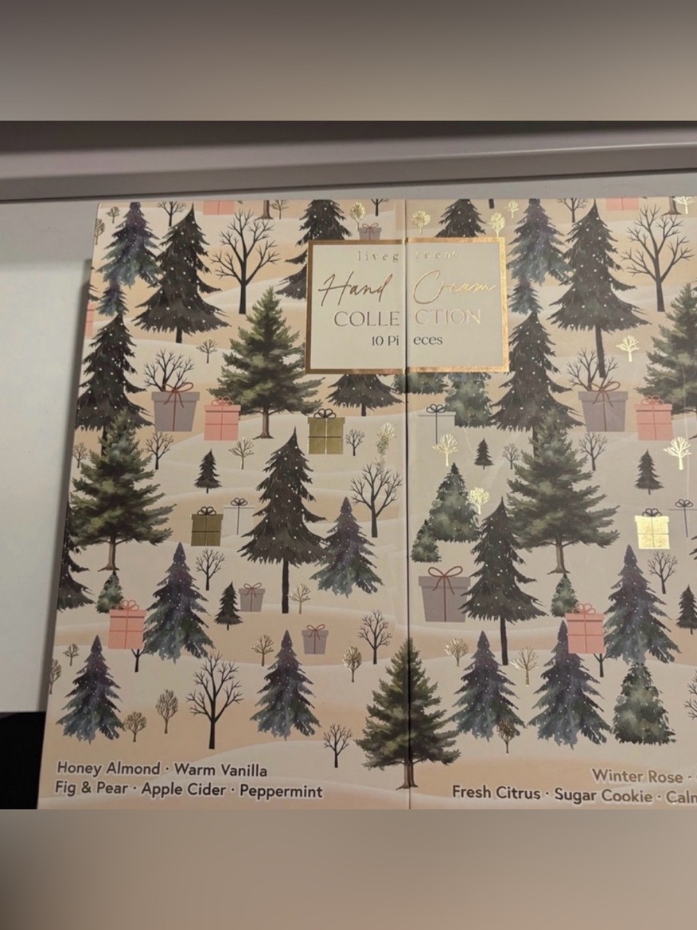 Hand Cream Collection Gift Set - Pine Tree Holiday Design